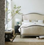 Ciao Bella Cal King Upholstered Bed- Speckled Gray - Image 4