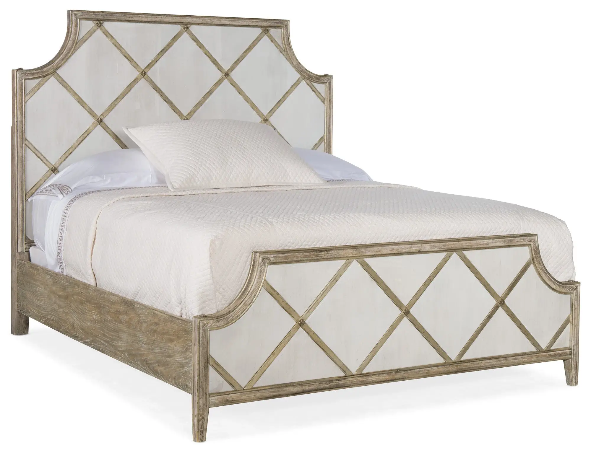 c99aa7e6d1beedeece588adf1bff3140 Sanctuary Diamont King Panel Bed - Image 1