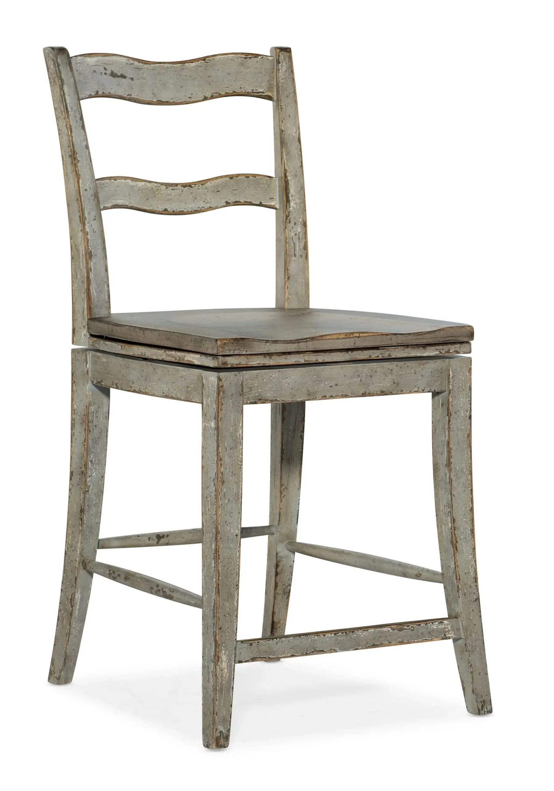 c9a4d86ce5dc9456acb4b534b7c8760c Alfresco La Riva Ladder Back Swivel Counter Stool - Image 1
