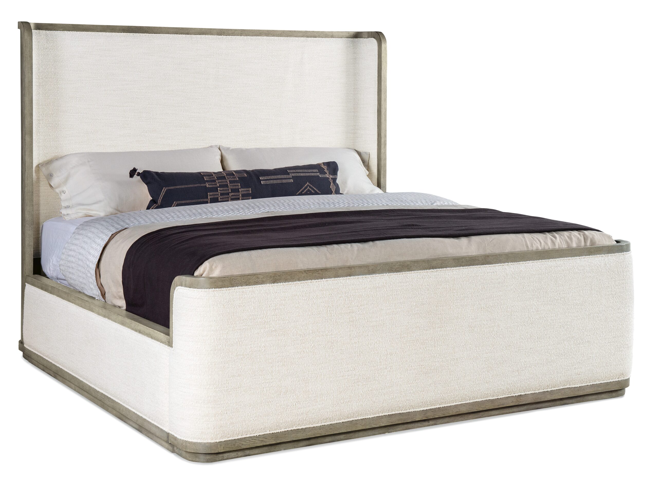 cb4fe6c990c6e3ade06d7bbd8441bb38 Linville Falls Boones King Upholstered Shelter Bed - Image 1
