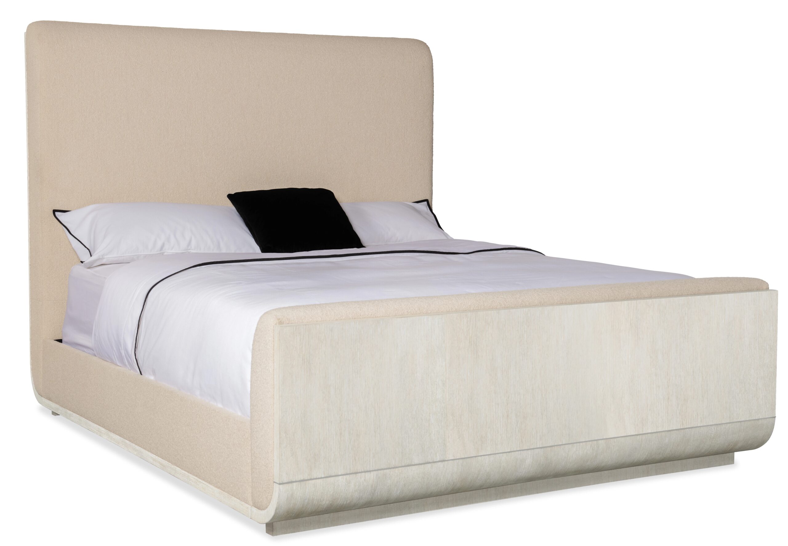 d75bfb54954d2637131b9496e4c375d0 Modern Mood King Upholstered Panel Bed - Image 1