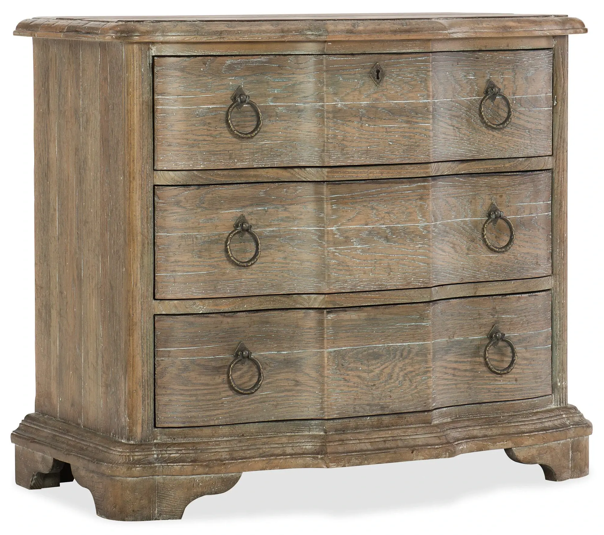 dd3613c22164eb50a4a80c920ac8cd33 Boheme Bastogne Three-Drawer Nightstand - Image 1
