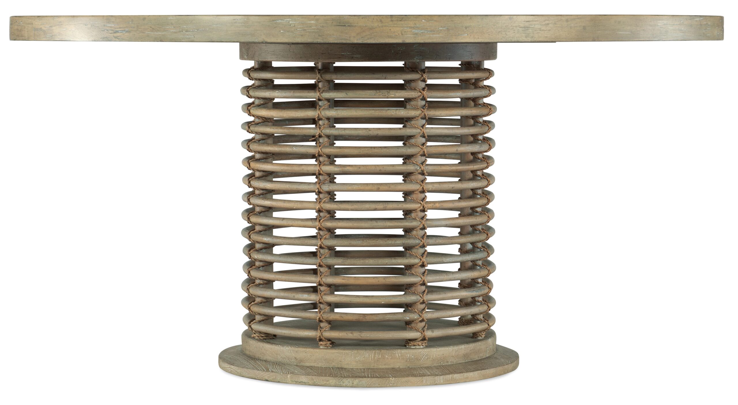 e88940855727387d6ea24fd9bfc1b3b1 Surfrider 60in Rattan Round Dining Table - Image 1