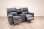 design & recline harper sectional sofa