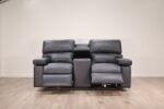 design & recline harper sectional sofa