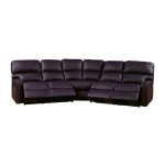 design & recline larsen sectional sofa