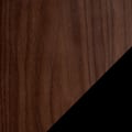 chocolate stained walnut black bdi finish sequel