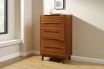currant five drawer high chest