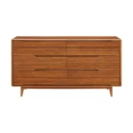 currant six drawer double dresser