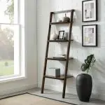 currant leaning bookshelf