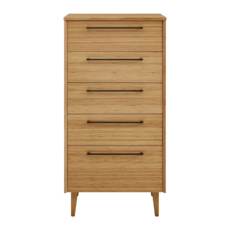 sienna five drawer high chest