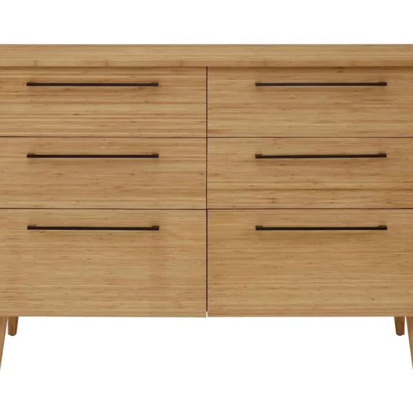 sienna six drawer double dresser