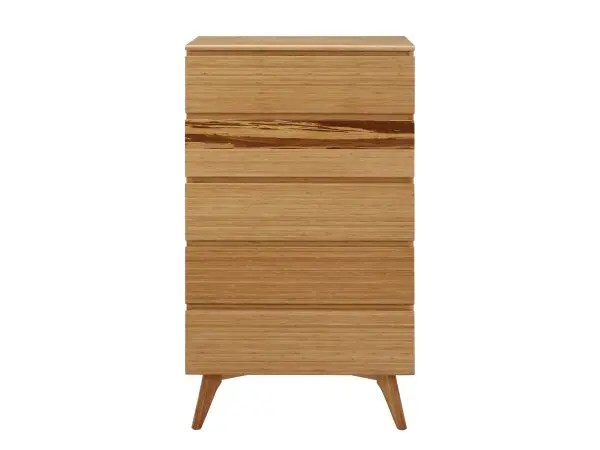 azara five drawer high chest