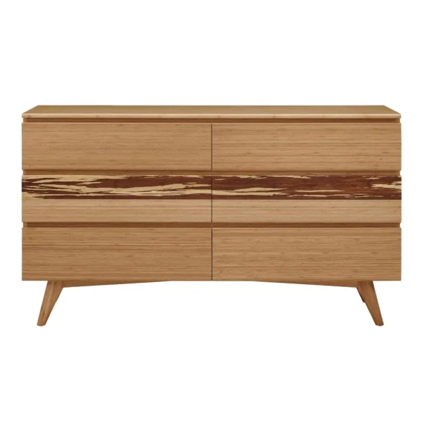 azara six drawer double dresser