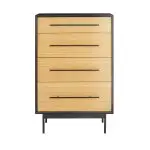 santa cruz 4 drawer high chest