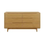 currant six drawer double dresser
