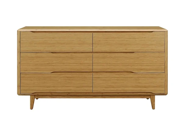 currant six drawer double dresser