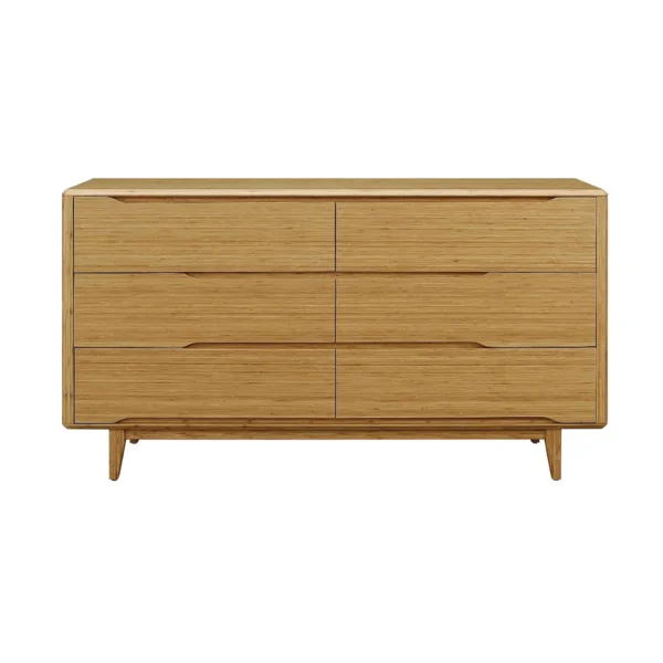 currant six drawer double dresser