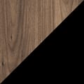 natural walnut black bdi finish
