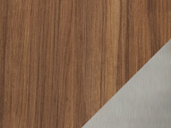 natural walnut & nickel bdi finish sequel