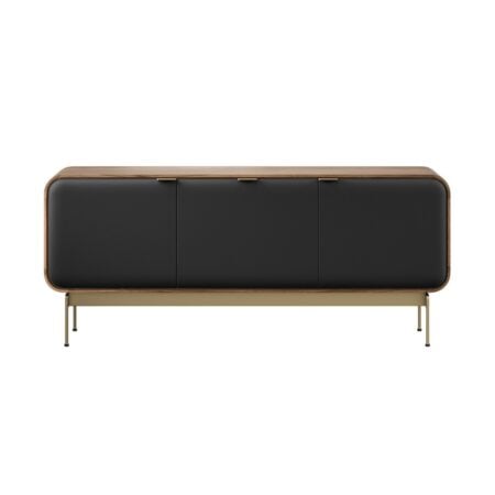 plume media + storage 8077 triple media cabinet
