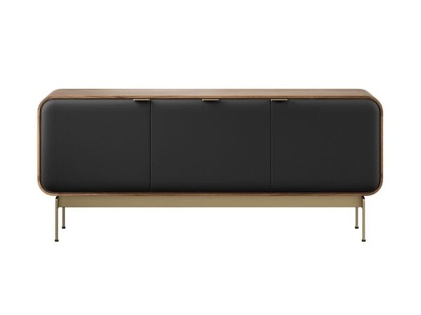 plume media + storage 8077 triple media cabinet