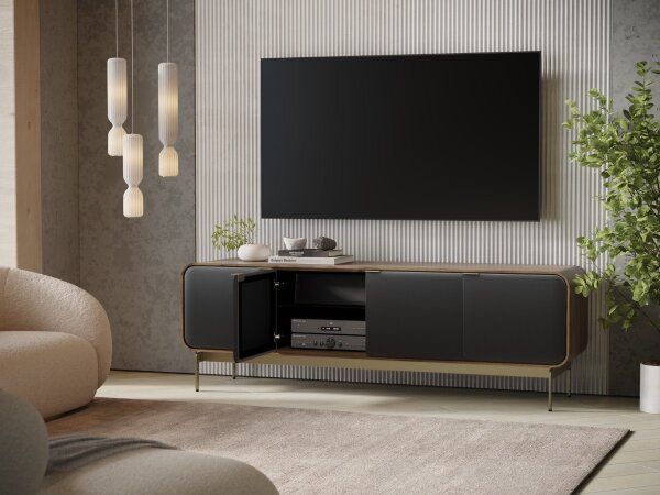 plume media + storage 8079 quad media cabinet