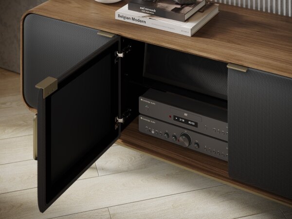 plume media + storage 8079 quad media cabinet
