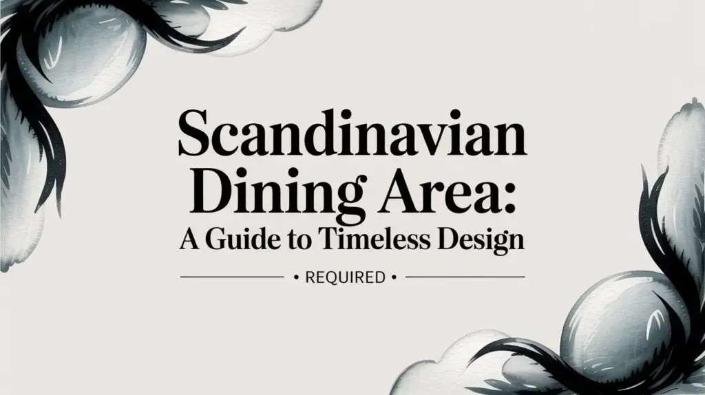 scandinavian dining area guide design