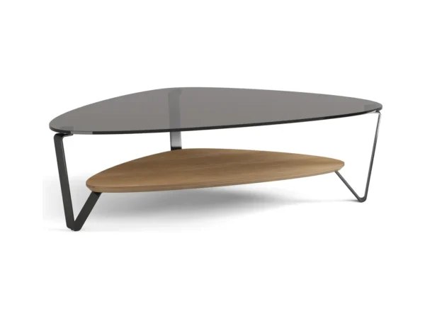 dino 1363 large coffee table natural walnut