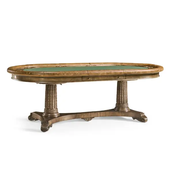 light mahogany poker table