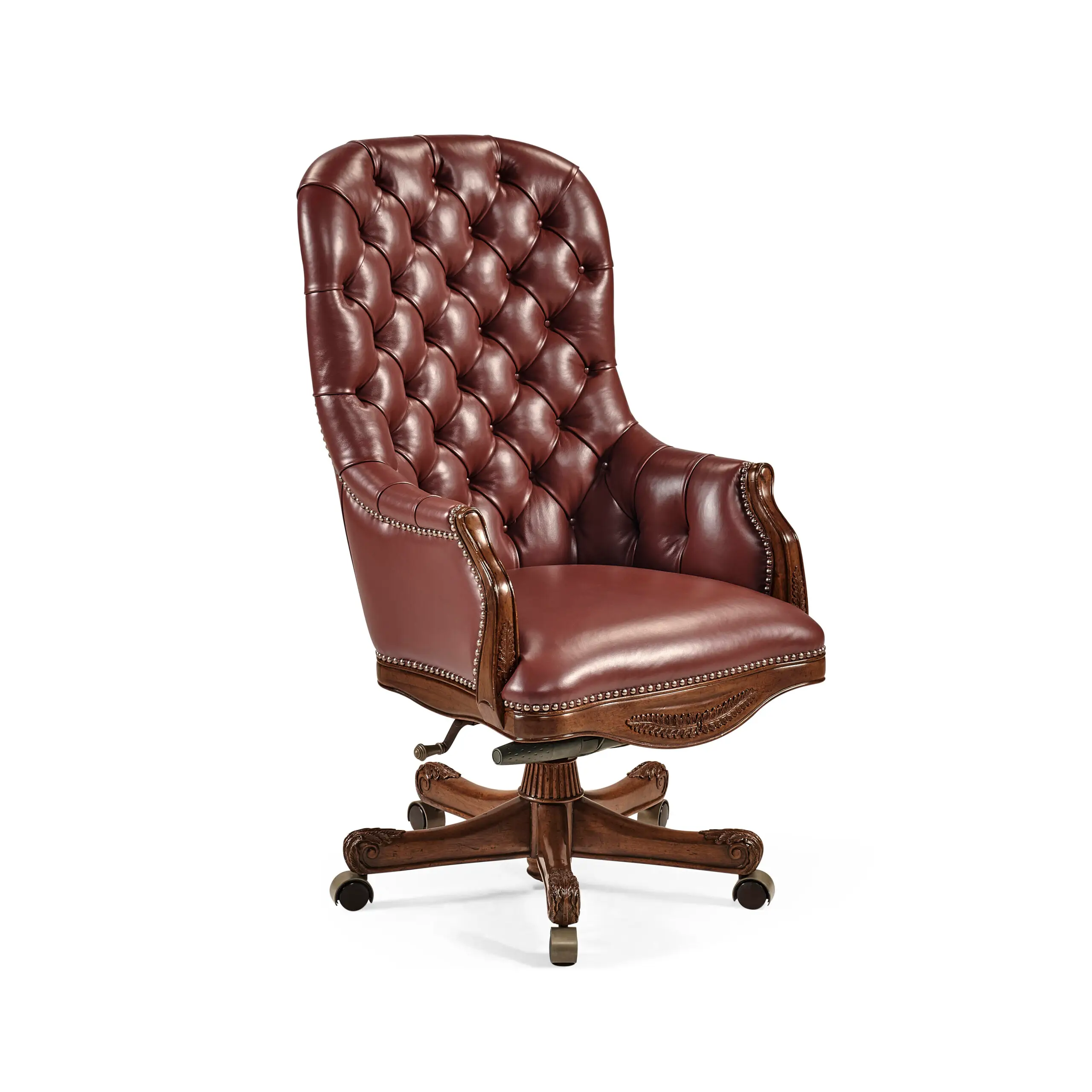 chesterfield style high back desk chair chesterfield style high back desk chair