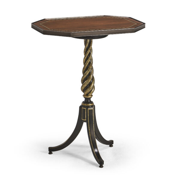 buckingham octagonal side table
