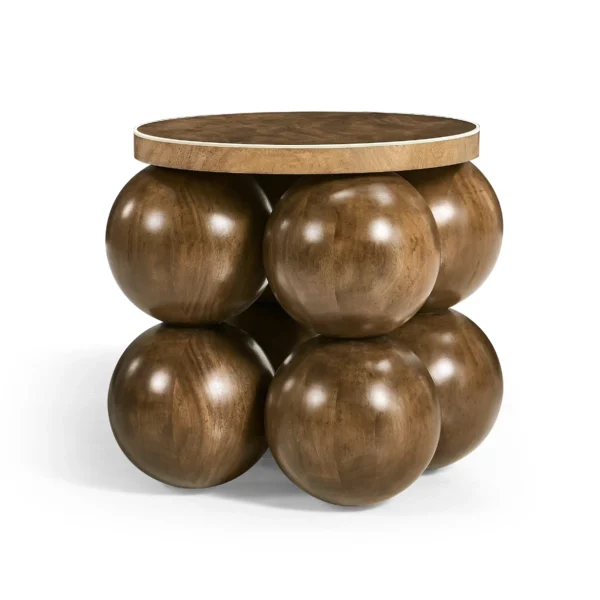 orb round accent table