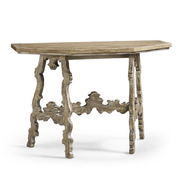 caldera curved console table