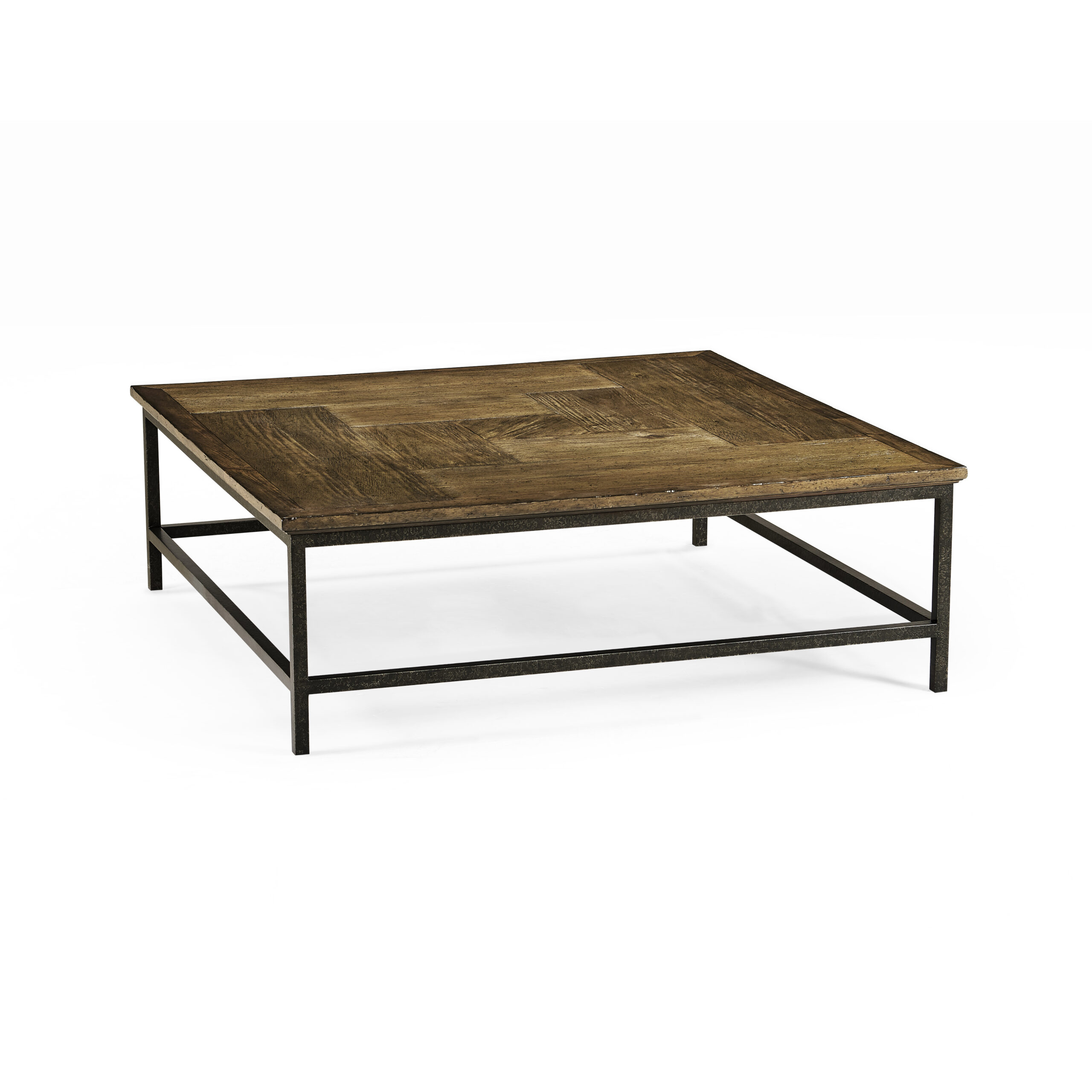 medium driftwood square coffee table with iron base medium driftwood square coffee table with iron base