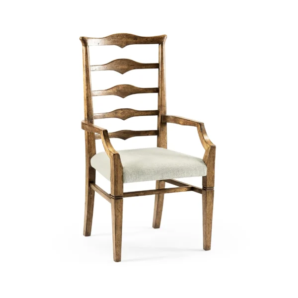 pompano ladderback accent arm chair
