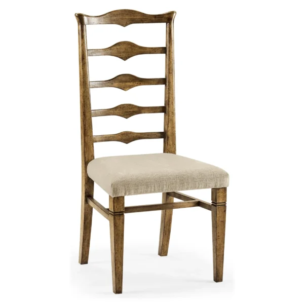 pompano ladderback accent side chair