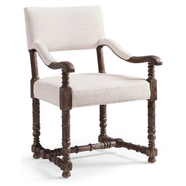 caldera oscura upholstered arm chair