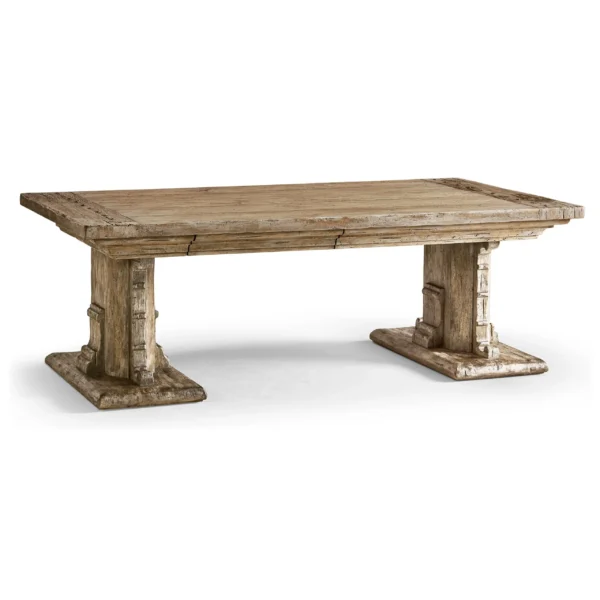 caldera pedestal base cocktail table