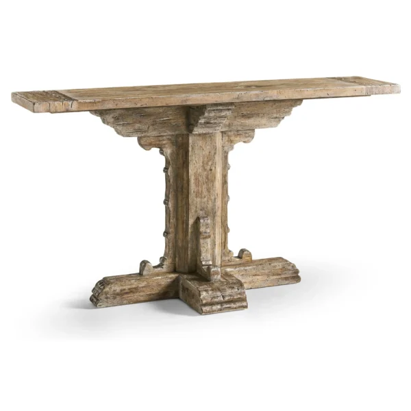 caldera pedestal base console table