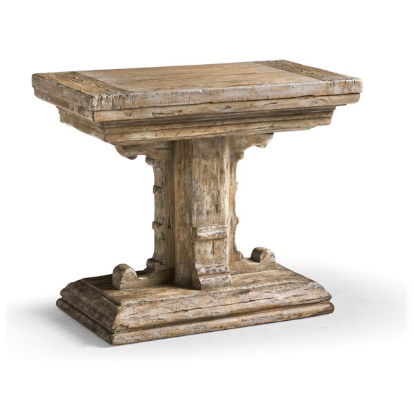 caldera pedestal base side table
