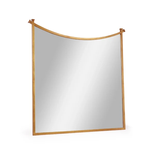 gilded iron mirror