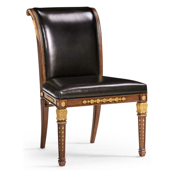 empire angel wing side chair