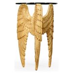 three winged end table