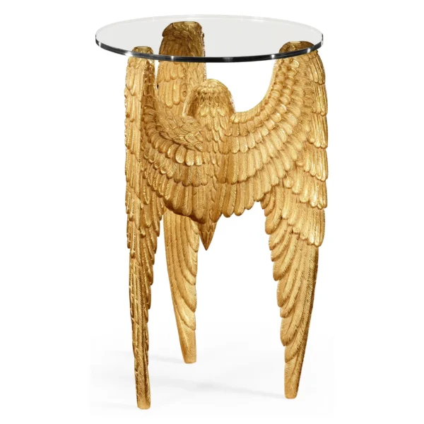 three winged end table