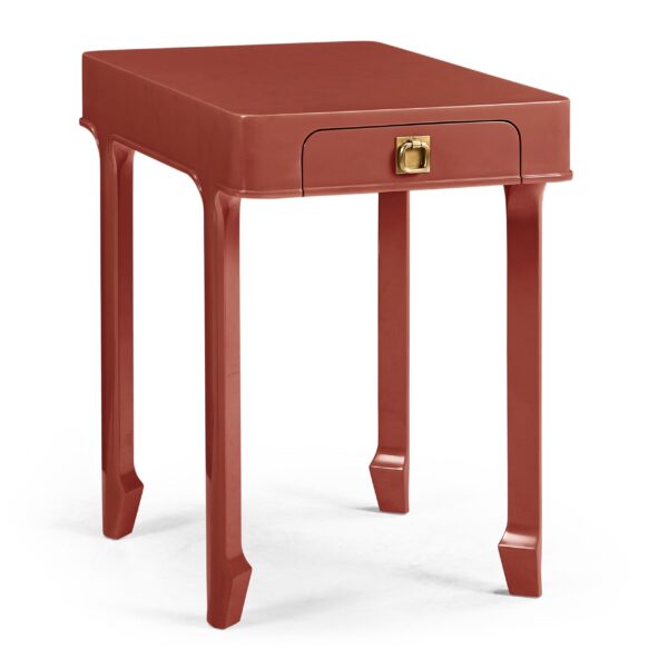 polly rose rectangular end table