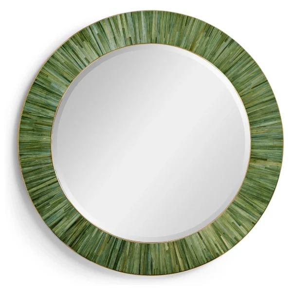 verdure round wall mirror