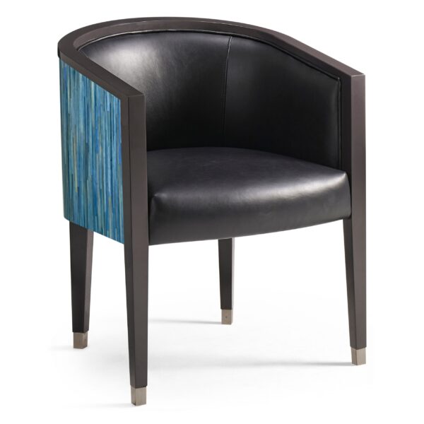 sapphire barrel dining chair