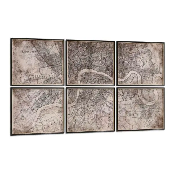 districts of the metropolis set of 6